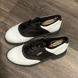 Apex Men's Brown and White Golf Athletic Shoes Size 11